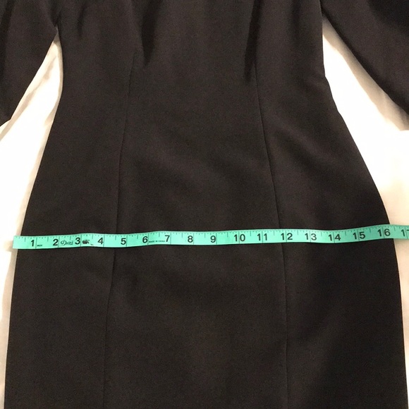 Antonio Melani Cheyenne Crepe Dress Black Sz 0 - Picture 11 of 11